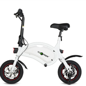 Patinete eléctrico 250W con asiento y reposapiés.