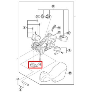 Shimano Bloque Ajuste Manetas ST-6700 (10mm)