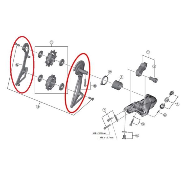 Shimano Portapoleas Dura Ace R9100 SS