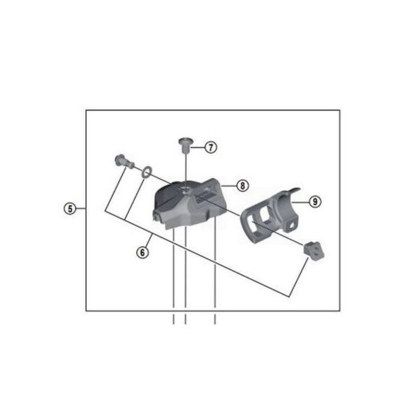 Shimano Tapa Maneta SL-M8000 I-SPEC-II