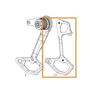 Sram Portapoleas Interior GX Eagle Transmission