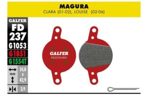 Galfer Pastillas Magura Clara (01-02) Louise (02-06)