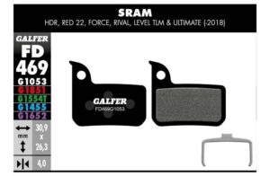 Galfer Pastillas SRAM Red 22/Force/Rival/Level TLM y Level Ultimate