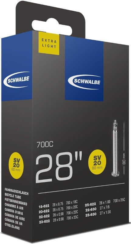 Schwalbe SV20 700 Extralight Presta 80 mm