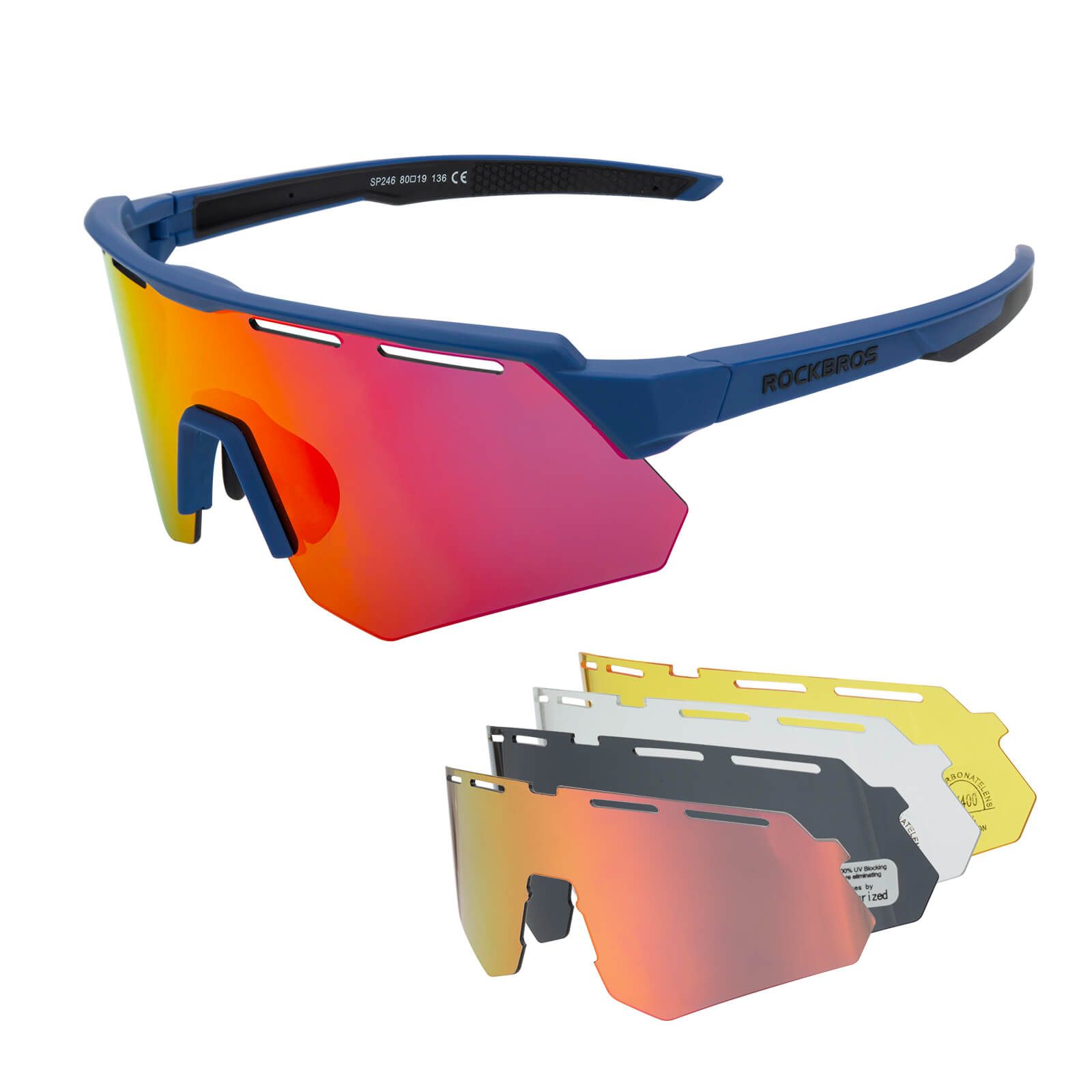 Rockbros Gafas Polarizadas + Kit 4 Lentes